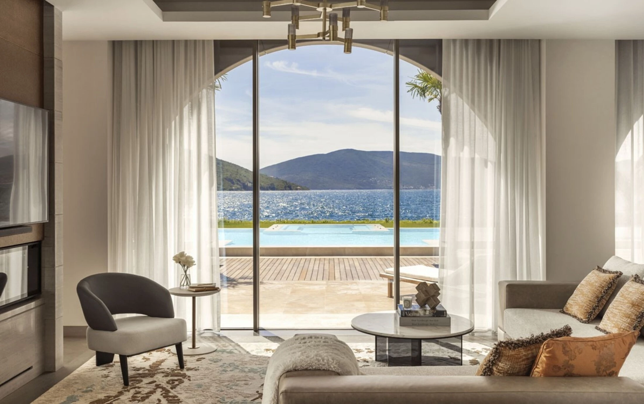 One&Only living room with great seaview Portonovi